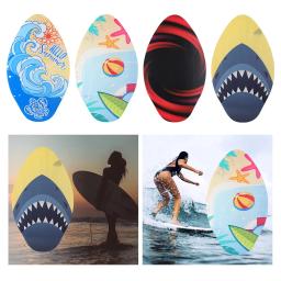 Skimboard Verão com Revestimento High Gloss, Stand Up Lightweight Wooden Skim Board - Image 3