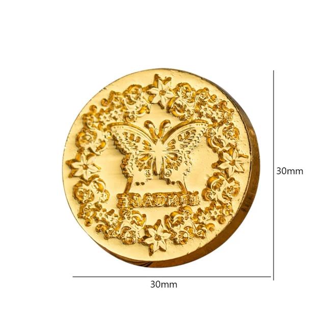 Cera Multifuncional para Selos com Cabeça 3D - Carimbo Decorativo para Artesanato em Relevo e Scrapbooking, 1 Unidade