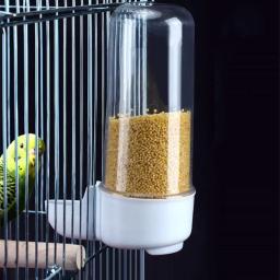Alimentador De Pássaros Alimentador Automático De Pássaro Garrafa Bebendo Pássaro Waterer Alimentador De Alimentos Pendure Em Pássaros Gaiola Recipiente Faça A Alimentação De Pássaros Fácil - Image 1