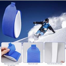 Correia de nylon ajustável para snowboard, tiras de esqui, fixadores de snowboard, acessórios, almofadas protetoras de eva, tiras de ligação para snowboard - Image 4
