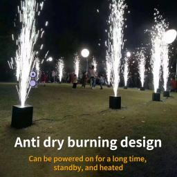 Máquina de faísca fria para palco, fogos de artifício, efeito faísca de casamento, DMX, controle remoto, chama fria, DJ Part, 600W - Image 3