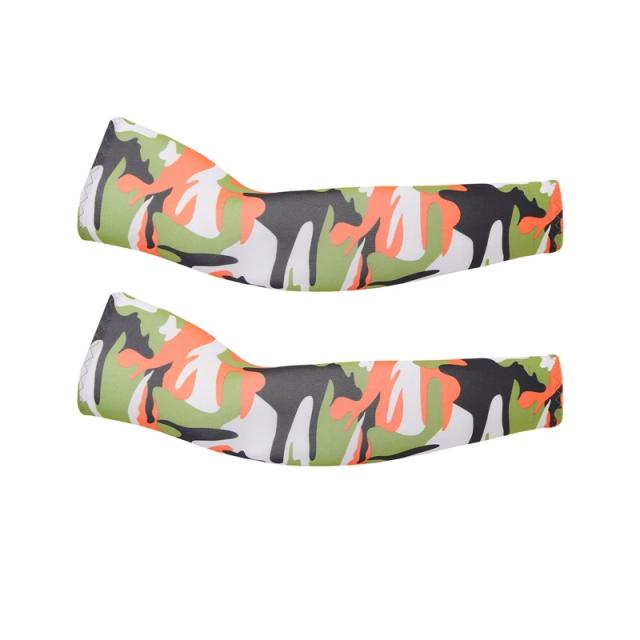 Capa Camuflada para Braços - Proteção Solar UV para Esportes como Basquete, Ciclismo, Corrida e Pesca, 1 Par