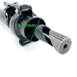 Folding telescópico ajustável Stem, E-bike, bicicleta elétrica, seção dupla, peças de reparo, 22,2 milímetros, 25,4 milímetros, direito - Image 5