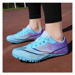 Tênis de corrida para homens e mulheres, Atletismo, Eventos Chuteiras, Sapatos Sprint, Atleta, Espigões Curtos, Treinamento, Sapatos Esportivos de Corrida, Tamanho 35-45 - Image 4