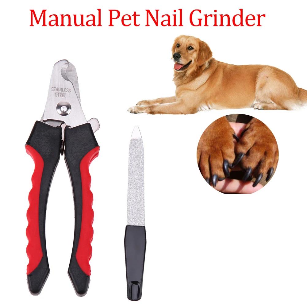 USB Recarregável Elétrico Pet Nail Grinder, Nail Clipper, Aparadores indolores com Polisher Wheel para pequenos e grandes animais - Image 1