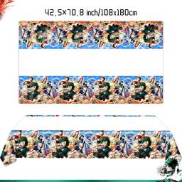 Novo kit de decorações de aniversário My Hero Academia, balões, suprimentos para festa, talheres descartáveis, copo, guardanapo, decoração de quarto  - Image 3
