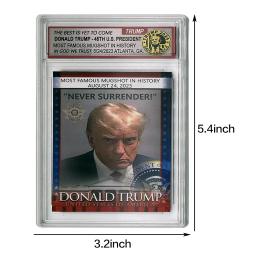 Donald coleção de cartões trunfo, cartão comemorativo, chefe do presidente dos EUA, para sair do nome do mundo, presente para os fãs - Image 4