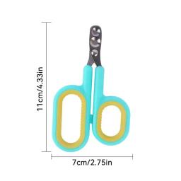 Aparador de unhas para pequenos animais de estimação, cortador de unhas de cachorro, tesoura pequena redonda, aparador anti-júri, ferramenta profissional de aliciamento - Image 6