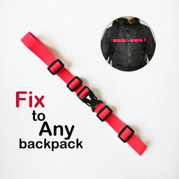 Heavy Duty mochila ajustável Sternum Strap, Cinta Peito Mochila, Cinto peito destacável com fivela de liberação rápida - Image 1