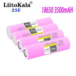 Bateria Li-ion Recarregável LiitoKala, INR18650 35E, 3.7V, 3500mAh, Descarga 20A, Novo, 100% original - Image 1