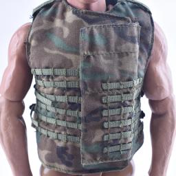 SWAT Uniforme Militar para Soldado, Colete de Proteção, Casaco à Prova de Balas, Colete Tático, Acessórios Roupas, Fit para 12 "Hottoys Figura, Escala 1:6 - Image 5