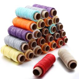 Fio De Couro Encerado Para Costura À Mão, Pulseira DIY Fazer Jóias, Espessura 150D, 1.0mm, 50 Jarda por Rolo - Image 6