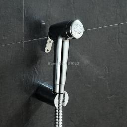 Ducha higiênica de bidê abs shattaf, spray de pulverização cromado higiênico com cabeça de chuveiro e ducha manual - Image 6