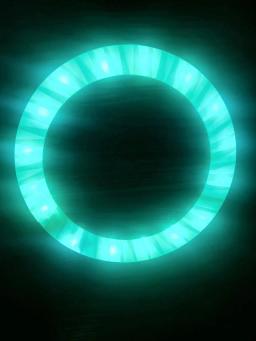 PEHHAH LED recarregável malabarismo anéis, acender, várias cores com carregador, conjunto de 3 - Image 4