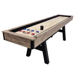 Mesa de shuffleboard de 9 pés para salas de jogos familiares, mesa de jogo de tabuleiro portátil interna e externa para crianças e adultos - Image 2