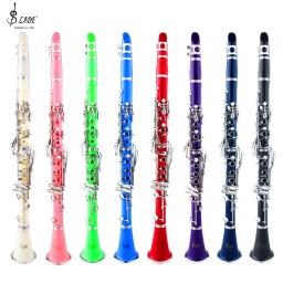 SLADE-Tubo profissional preto para clarinete com kit de limpeza 17 teclas clarinete, bb, palhetas Acessórios para performance de concerto - Image 6
