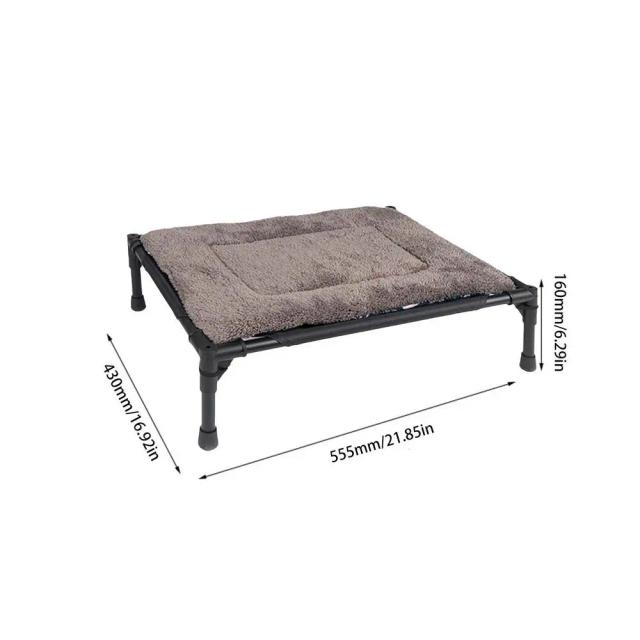 Cama Elevada Antiderrapante e Respirável para Cães de Todos os Tamanhos