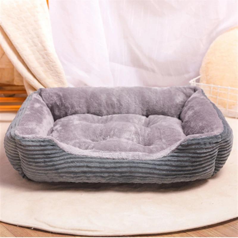 Sofá-cama macio e quente para animais de estimação, cestas para cachorros, canil para cães grandes e médios, suprimentos para casa, inverno - Image 1