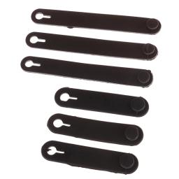 10 pçs 5/8cm braçadeiras de cabo de borracha para fixar abraçadeiras cablagem faixas de borracha acessórios do veículo elétrico da motocicleta - Image 4
