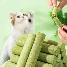 Cat Grass Scented Stick, Pet Snacks, Remoção Hairball, Linha do cabelo suave, Pronto para comer, Limpeza de dentes Varas, Pet Supplies, 1 Pc, 3 Pcs, 6Pcs - Image 3