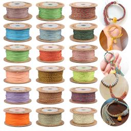 Cordão de Macramé de Algodão Premium Durável 3 Strand Cordas para Artesanato Decoração, Corda De Costura para Casamentos, Fazer Jóias, Artesanato DIY, 1mm, 20m - Image 1