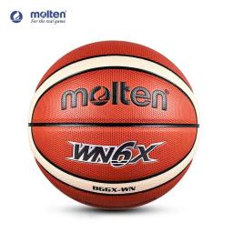 Bola de basquete de couro fundido PU, antiderrapante, resistente ao desgaste, oficial, esportes de equipe, interior, ao ar livre, jogo, treinamento, original, BGX-7WN - Image 2