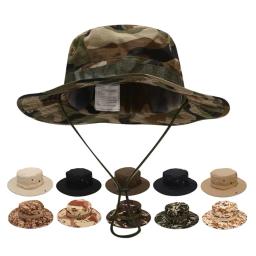 Chapéu de Balde de Camuflagem Tático Masculino, Chapéus de Balde EUA, Caça, Caminhada, Outdoor, Tampas de Sol Camo, Panamá, Boné de Verão, Novo - Image 2