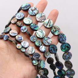Natural Forma Redonda Mãe de Shell Pérola, Exquisite DIY Fazer Jóias, colar elegante e Pulseira Acessórios, 5PCs - Image 1