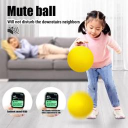 Squeezable Mute Bouncing Basquete, Bola Silenciosa, Espuma Interior, Futebol Esportes Brinquedos, Tamanho 7, 24cm - Image 3