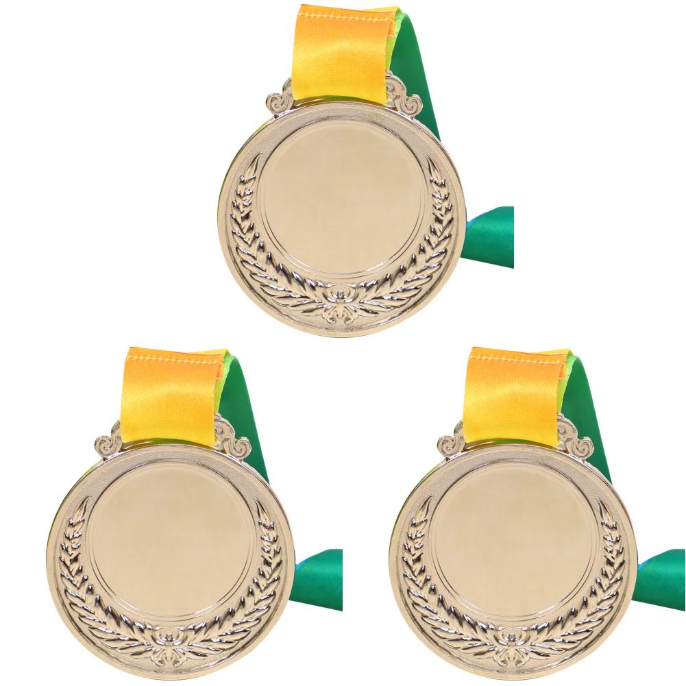 Ouro e Prata Bronze Troféu, Desporto Escolar, Futebol, Competição de Voleibol, Jogos, Medalha Comemorativa, Troféus Futebol - Image 1