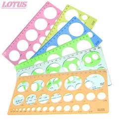 Kit régua com modelo de marca d' água, círculo tamanho, papel original, artesanato, régua criativa fria, ferramentas artesanais, escola, escritório, fornecedor 1 peça - Image 2