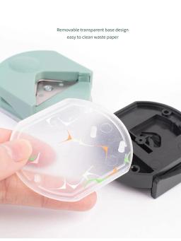Raio Corner Rounder Punch, Paper Hole Cutter para papel fotográfico, preto, 4mm - Image 3