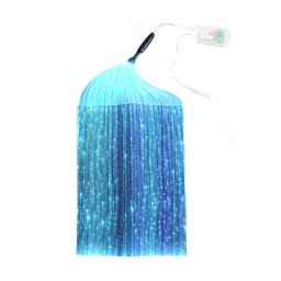 LED Fibra Óptica Pano, tecido luminoso colorido, DIY Sacos, Handmade Hairpin, 15x20cm - Image 5