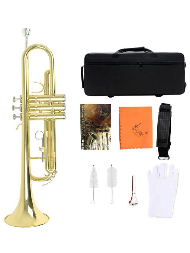 SLADE Trompete Profissional em Bb Flat com Case Completo