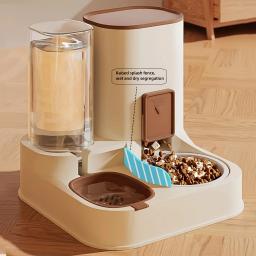 Gato automático alimentador Waterer Set, 2 em 1, grande capacidade, destacável, uso interno - Image 3