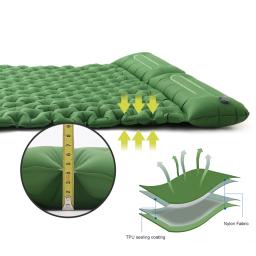 Cama de ar ao ar livre ultraleve duplo auto-inflável colchão portátil tenda esteira almofada de dormir acampamento viagem mochila caminhadas - Image 4