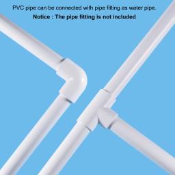 Tubulação branca do PVC para o tanque de peixes, tubo do aquário, irrigação do jardim, encaixes molhando, tubulação redonda rígida, longo, 35cm diâmetro exterior, 20mm, 25mm, 32mm - Image 4