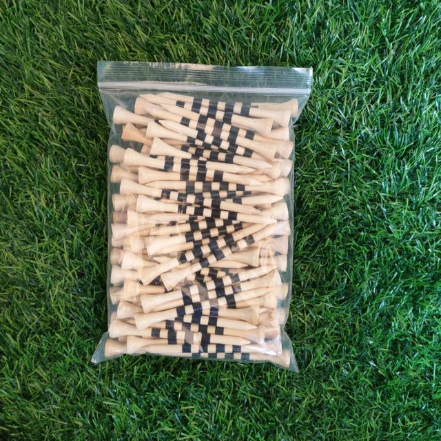 Tee de Golfe de Bambu Profissional 100 Unidades - 5x Mais Resistente