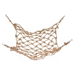 Papagaio balanço corda pássaros pendurado escalada rede wiith gancho rede aves suporte escada aves mastigando jogando brinquedos de ginásio 30x20cm - Image 5
