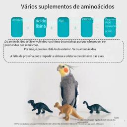 Chick Vitamin B Multivit Food, Refeições Vitaminas para Aves, Suplies Reprodução, Pombos, Pomba, Pombo, Nutrição Papagaio, Comida de Pássaro - Image 3