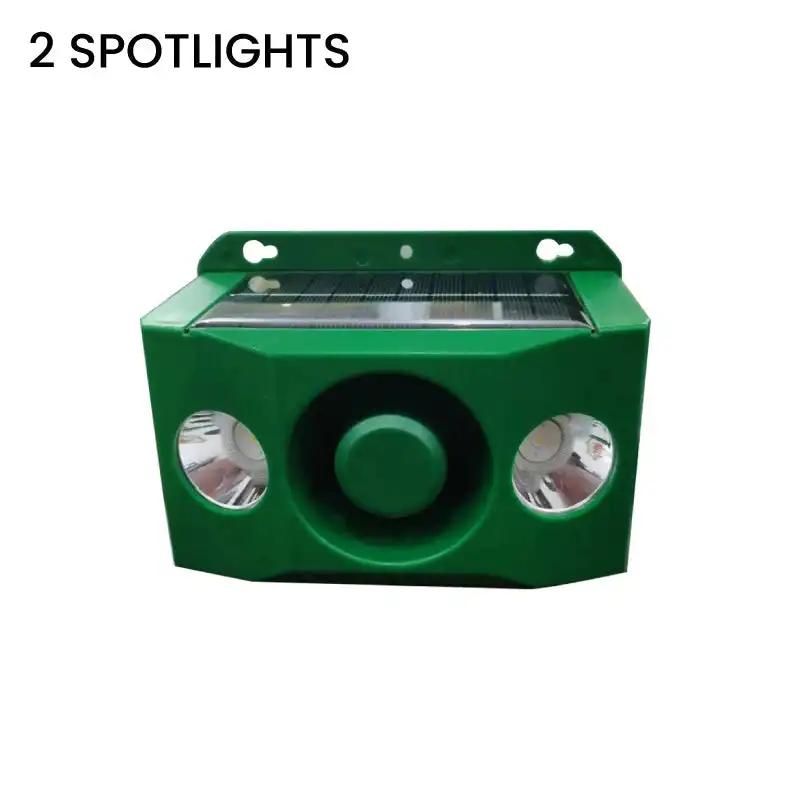 Assustar repelente de javali, cão alto, latido, luzes de advertência solares, artefato de flash noturno, repelente de besta com volume alto - Image 1