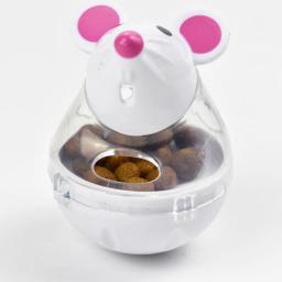 Brinquedo plástico do distribuidor do alimento para o gato, copo do alimento dos ratos, bola interativa, alimentador do alimento, interessante, interessante - Image 3
