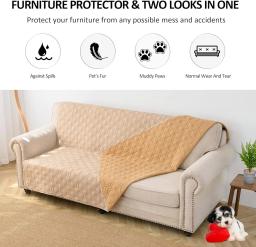 Tampas impermeáveis cama do cão, Cobertor De Proteção De Sofá, Pet Furniture Protector - Image 2