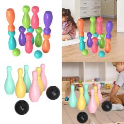Conjunto de boliche infantil para família, jogo de boliche para lembrancinhas de festa no gramado, jardim - Image 4