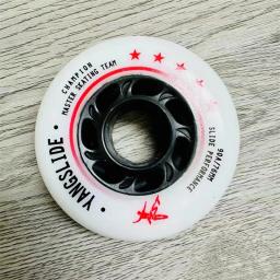 [72mm 76mm 80mm] roda de patinação da corrediça com dureza 90a, superfície geada pequena do plutônio durável do rosa roxo azul - Image 3