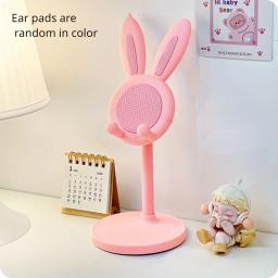 Cute Cartoon Bunny Phone Stand, ajustável e compatível com iPhone, Kindle, IPad, Switch, Tablet e muito mais - Image 3