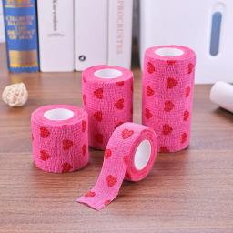 Bandagem elástica auto-adesiva para Pet, Leg Cover Protector Strap, Bandagem médica, não-tecidos, cão, gato, 2 pcs, 5 pcs, 10pcs - Image 4