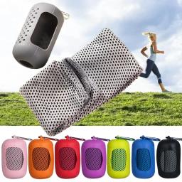 Microfiber Sports Toalha, Cooling Ice Towel, Frio, Exterior, Secagem Rápida, Sports Fitness, Legal, Camping, Limpando o suor - Image 6