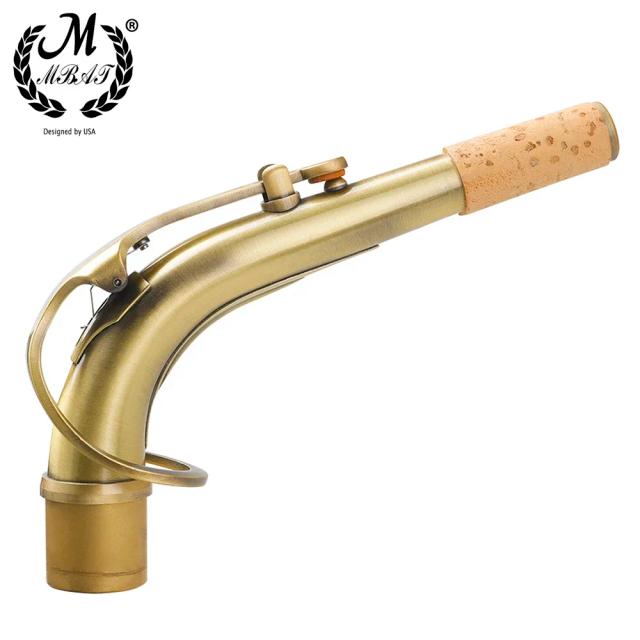 Saxofone Alto Saxe Pescoço Curvo em Latão com Acessório de 24,5 mm