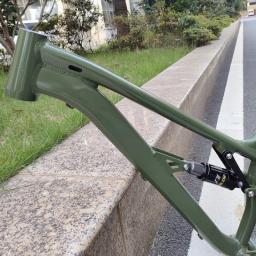 Kalosse 135mm liga de alumínio de abandono traseiro 26X17 polegadas estrutura de mountain bike de suspensão total - Image 5
